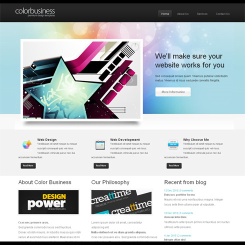 Premium Template – ColorBusiness