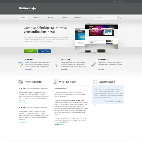 Premium Template – CorporatePlus