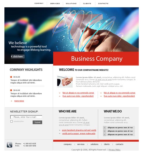 Web Template 3614