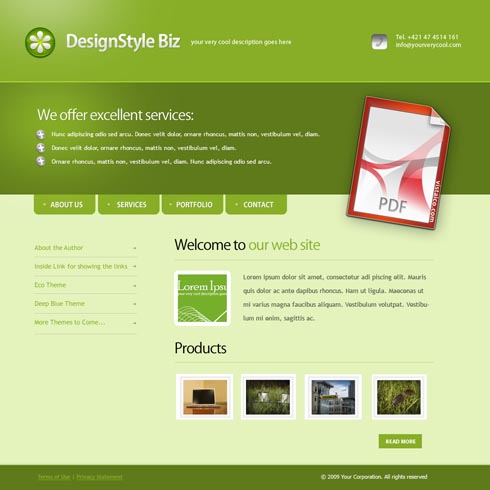 Web Template 4447