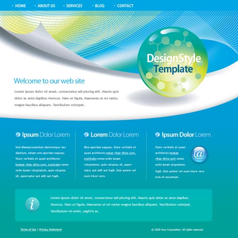 Design Creative on Web Template 4452 Stylishtemplate Com