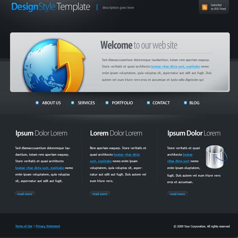 website themes